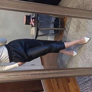 Zara stylish leather pants